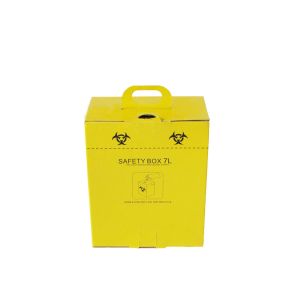 ECO-Friendly Customized cardboard sharps container hospital medical safety boxes