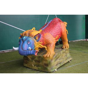 Attractive Remote Control Animatronic Artificial Animals For Playground