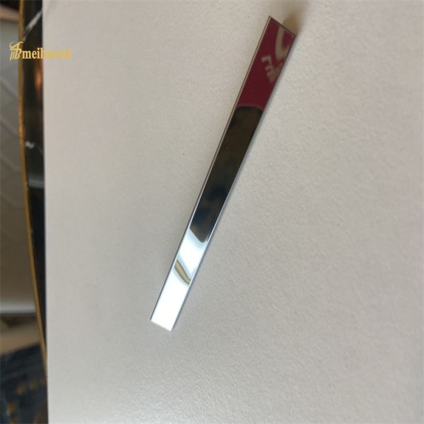 Buy Silver T Shape Stainless Steel Tile Trim T8X2438mm ASTM Standard at wholesale prices