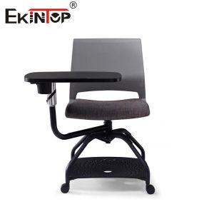 Plastic Backrest And Sponge Cushion Training Chair With Writing Board