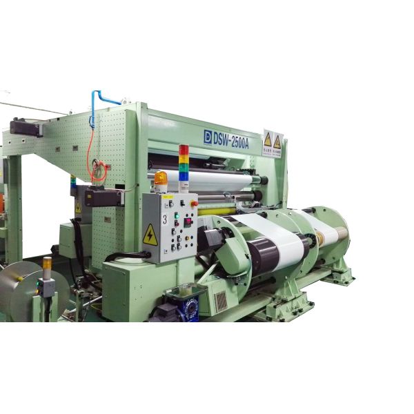 Buy Digital PLC Control 3 Phase 650mm Roll Rewinding Machine , Slitter Rewinder Machine at wholesale prices