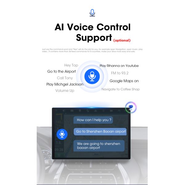 Universal Year 13" 2 Din Car Radio 1920*1200P QLED Built-in CarPlay Multimedia Stereo