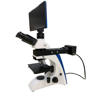 Industrial Video Metallurgical Digital Microscope With LCD Touch Screen