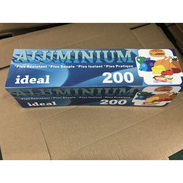 Buy Retail Resturant Aluminium Foil Packaging Material 30CM X 100M 10 - 24micron Thickness at wholesale prices