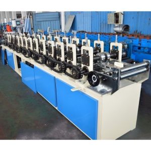 Omega Top Hat 5.5KW Stud And Track Roll Forming Machine Chain Drive