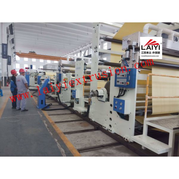 Automatic Adhesive Extrusion Coating Machine , Multi - Function Adhesive Coating