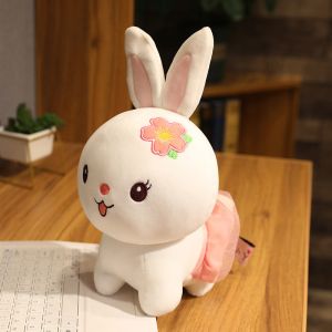 25cm Lovely Sitting Rabbit Plush Doll Toys OEM