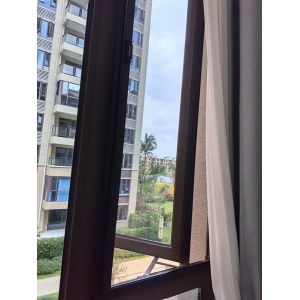 Barrier Free Insect Door Fiberglass Fly Screen Door Removable Flat Mesh Weaving