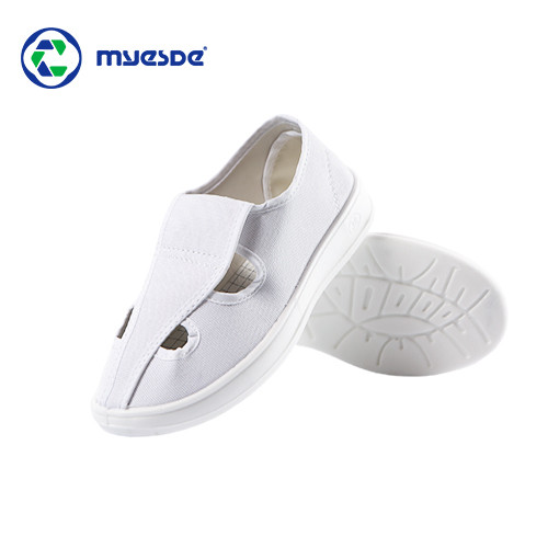 esd clean room shoes Factory Manufacture Four Hole PU/PVC Anti-static cleanroom esd safety shoes