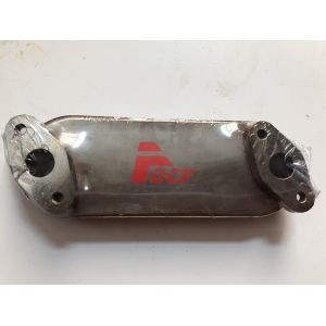 China 4D105 Oil Cooler Cover Core 600-651-1421 For Excavator Diesel Engine Parts on sale
