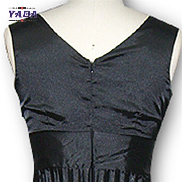 New casual korea lycra v-neck pleated sleeveless summer 2018 sexy night dresses dress women for sale