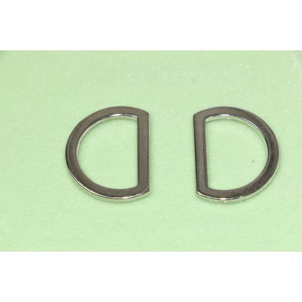 Buy Nongranule Decorative Clothing Buttons 25mm Long D Shaped White Color at wholesale prices