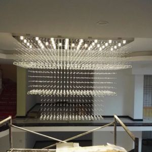 Modern Design Large Crystal Chandelier Hotel Lighting AC110V 220V Hotel