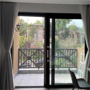 Hot Sale Aluminum Alloy Frame Mosquito Net Retractable Trackless Screen Door