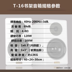 40W Passive Bluetooth Two Way Speaker Wireless Multipurpose