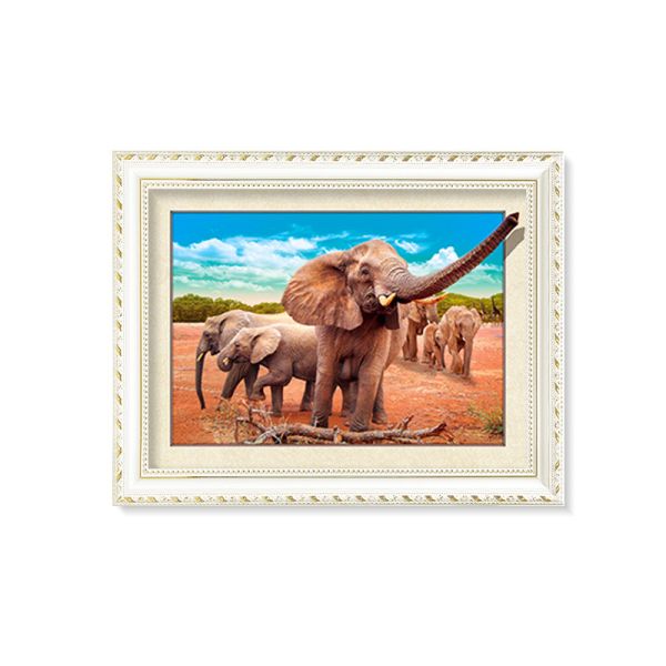 Vivid Tiger Image 3d Lenticular Image For Home 0.76mm Thickness 3d Animal Pictures