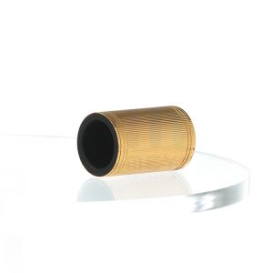 Elegant Silver Aluminum Perfume Bottle Caps Lightweight Electric Plating Finish