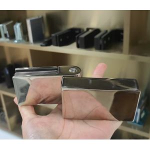 Corrosion Resistance Frameless Shower Hinges Easy Installation Indoor