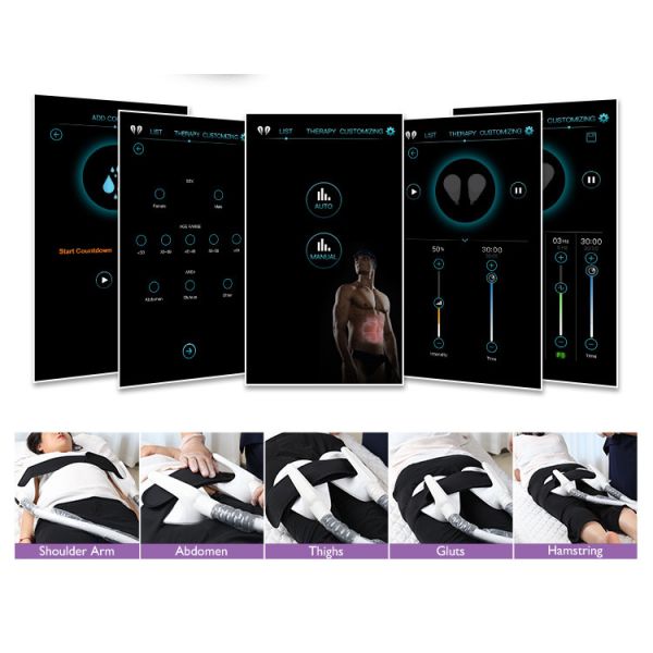 Toning Hips Tesla Sculptor Magnetic Body Sculpting Machine 4 Handles
