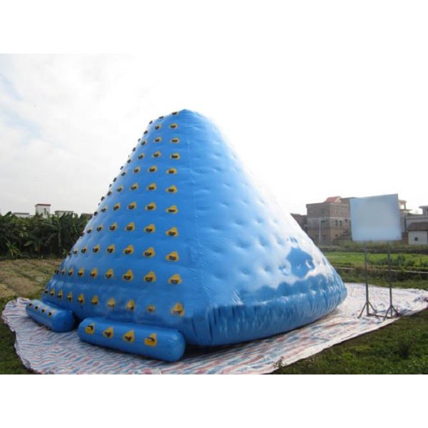 Amazing Iceberg Floating Climbing Wall Blow Up Water Toys With PVC Tarpaulin