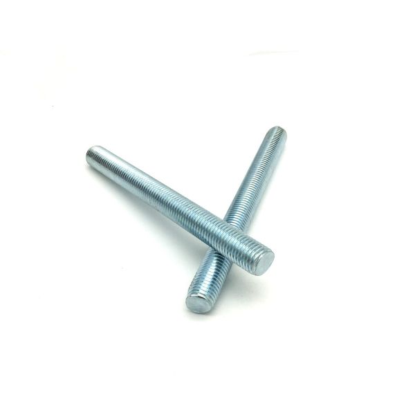 Blue Zinc Plated Galvanized Threaded Rod Corrosion Resistance Non Toxic