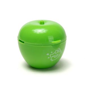 Double Hole Apple Pencil Sharpener PS Plastic Handheld