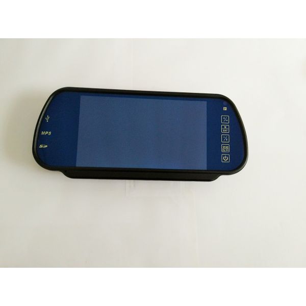 16 / 9 Display Mode Vehicle Backup Camera , Rear View Mirror LCD Screen