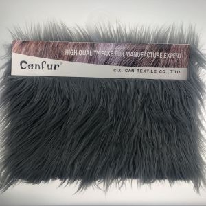 Custom Luxury Long Pile Artificial Faux Fur Fabric with 1200G/M Weight