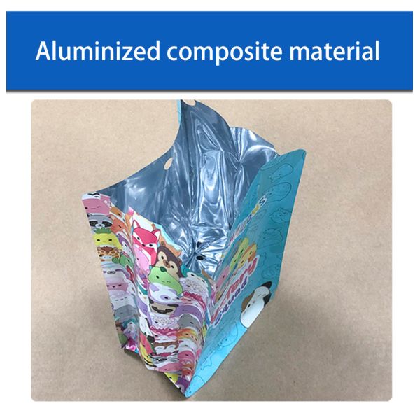 Custom Designed Resealable Bags Square Bottom Bag Composite Laminated Food Grade