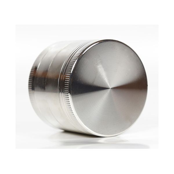 Herb Grinder Metal Zinc Alloy Tobacco Herbal Grinders 4 Layers 40 50 55 63mm Diameter 6 colors