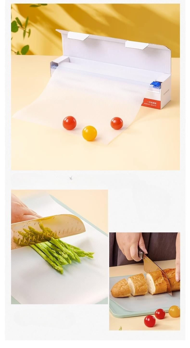 24cm*300cm PEVA Disposable Cutting Board Chopping Blocks Mats for Kitchen in XINHUI