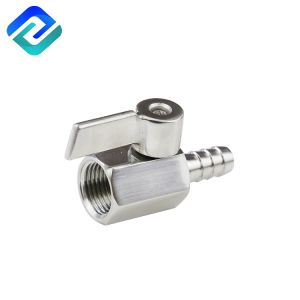 Investment Casting Hose Bar Pn63 Ball Valve Npt Blow Down