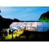 Portable Wedding Canopy Tent 3-50 M Width Polyester Textile With Plywood Floor for sale