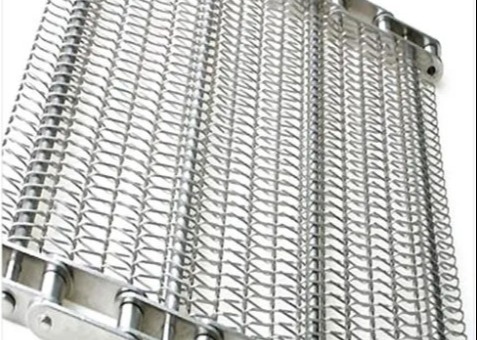 Buy Spiral Cooling Tower Chain Mesh Conveyor Belt Air Cooled at wholesale prices
