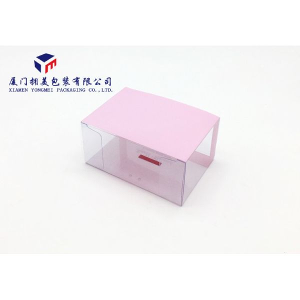 Light Weight Rectangle Shape Clear PVC Packaging Boxes Pack Bath Set 9.4cm Height