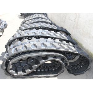 Black 500mm Wide Rubber Crawler Tracks For Hitachi EX120