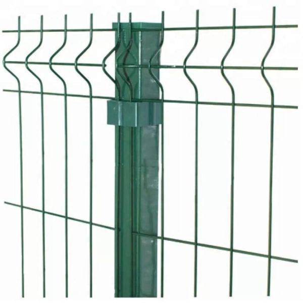 Home Outdoor Garden Decorative PVC coated Welded Wire Garden Fence 3D Curved