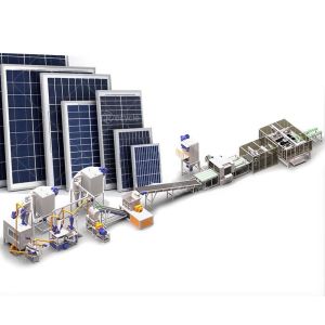 Henan PV Panel Recycling Line 100% Recycling Weight KG 20000 kg Efficiency Advantage