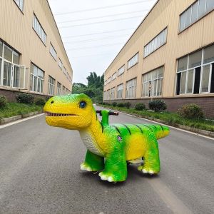 Amusement Park Dinosaur Electric Scooter Ride on Animatronic Dinosaur Ride Ride