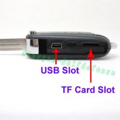 Motion Detection spy car key chain camera