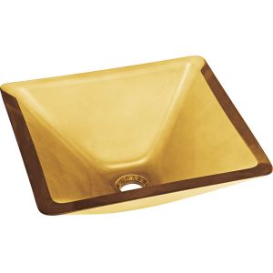 glass rectangular  bathroom sink TY-091 420*420*145*15MM