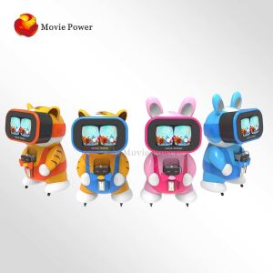 Kids Amusement 9D VR Cinema / Virtual Reality Simulator Coin Operated