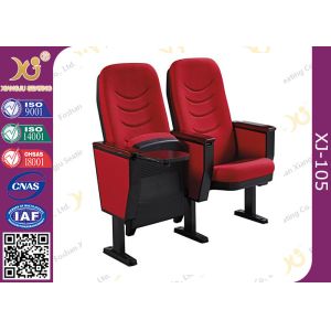 Folded Auditorium Theater Seating , Plastic Stackable Church Auditorium Chairs