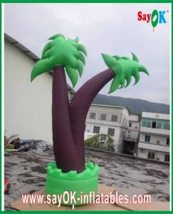 Quality Green Tree Oxford Cloth Inflatable Tree Decoration For Festival for sale