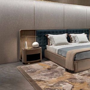 frosted Leather Storage Cabinet