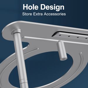 614g 15.6inch Silver Liftable Notebook Desk Stand Height Adjustable