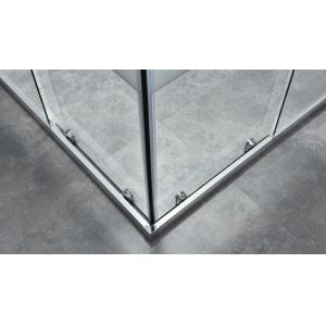 Aluminum Frame Shower Room Enclosure 6mm 1mm-1.2mm