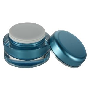 30G Capacity Square Acrylic Lotion Bottle and Cream Jar with Screen Printing