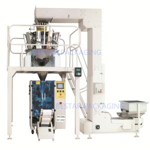 Certified full automatic flour packaging machinery with Auger filler,spiral