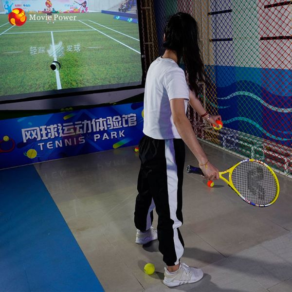 Interactive Physical Fitness Game 9d Virtual Reality Tennis Equipment Vr Sport